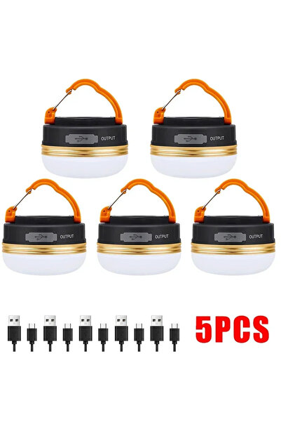 Choice 5 قطع 10 واط COB + LED فانوس تخييم 3 أوضاع إضاءة مصباح يدوي قابل لإعاد...