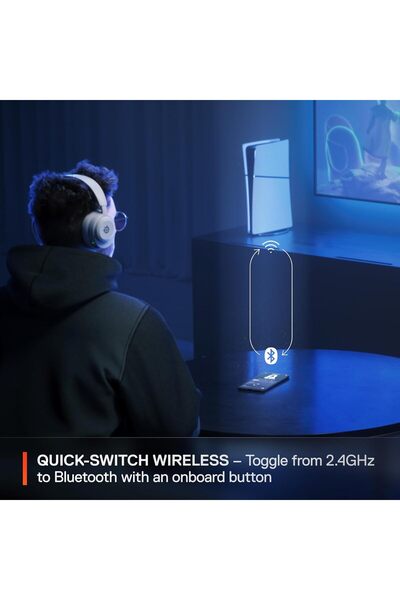 SteelSeries Arctis Nova 5 Wireless Gaming Headset, White