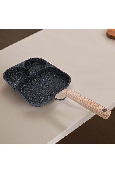 Generic 3 Section Non-Stick Frying Pan - Breakfast Skillet