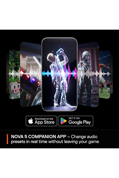 SteelSeries Arctis Nova 5 Wireless Gaming Headset, White