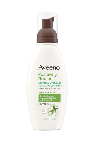 AVEENO افينو منظف الوجه الرغوي كلير كومبلكشن، 6 اونصة سائلة