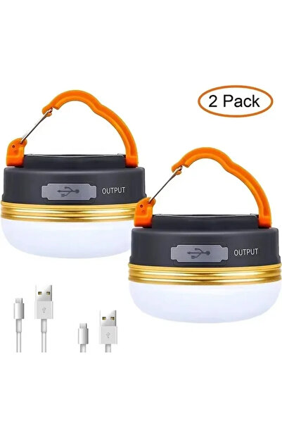 Choice 2 قطعة 10 واط COB + LED فانوس تخييم 3 أوضاع إضاءة مصباح يدوي قابل لإعا...