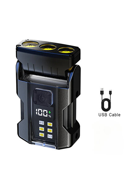 Choice مصباح يدوي صغير محمول بتقنية LED من طراز ysd03، قابل لإعادة الشحن عبر ...