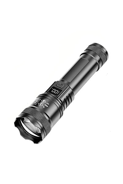 Choice S384 مصابيح يدوية قوية من النوع C قابلة لإعادة الشحن مع كشاف LED عالي الطاقة مدمج