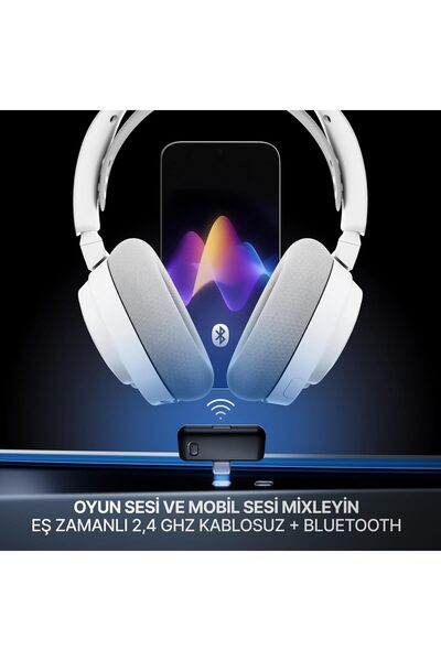 SteelSeries Arctis Nova 7 Gen 2 Wireless Gaming Headset - White