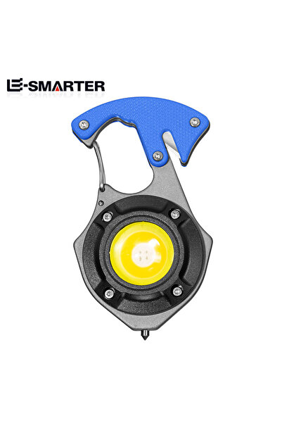 Choice W5143 (أزرق) ESMARTER W5143 مصباح يدوي متعدد الوظائف سلسلة مفاتيح Lampbike Windjacket مصباح يدوي محمول
