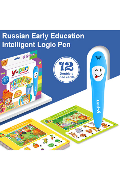 Choice Russian with pen Russian Early Education Intelligent Book Electronic Children Talking and Reading Pe