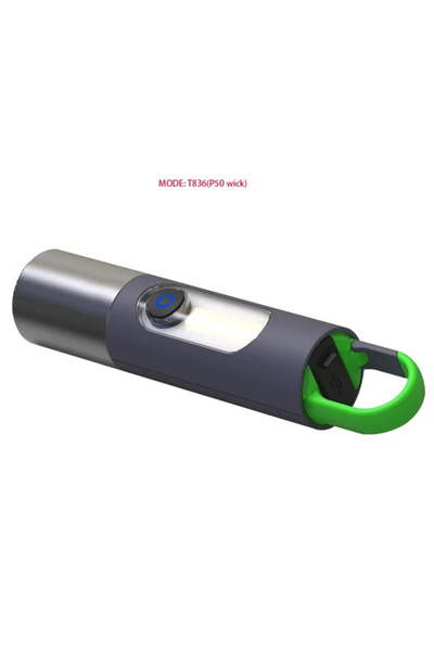 Choice T836(P50 Wick) Strong Light Zoom LED Flashlight P50/White Laser Lighting Torch USB Rechargeable Lant