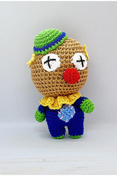 PoofyKids Amigurumi Palyaço Örgü Oyuncak