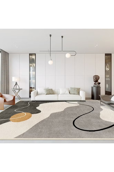 KEKE Luxury New Style Loop Pile Living Room Carpet 160X230CM