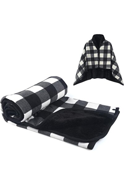 Generic Forest Fish Wearable Wool Blanket (Flannel & Polyester) - 55 x 39 in,...