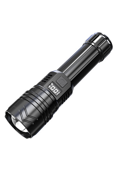 Choice حزمة D مصباح يدوي LED قوي قابل لإعادة الشحن عبر USB ومصباح يدوي فائق السطوع للتخييم في حالات الطوارئ M