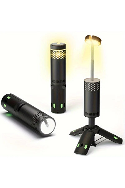 Choice BSR302YYD مصباح تخييم تلسكوبي قابل لإعادة الشحن وفانوس صيد خافت ضوء جو ليلي للطوارئ