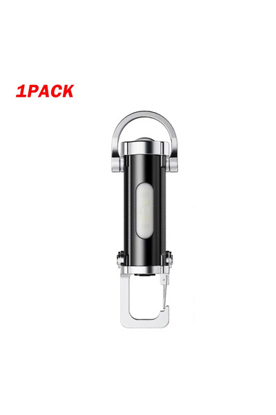 Choice 1 قطعة صغيرة قابلة لإعادة الشحن سلسلة مفاتيح مصباح يدوي 800 لومن EDC COB مصباح عمل فائق السطوع صغير محمول