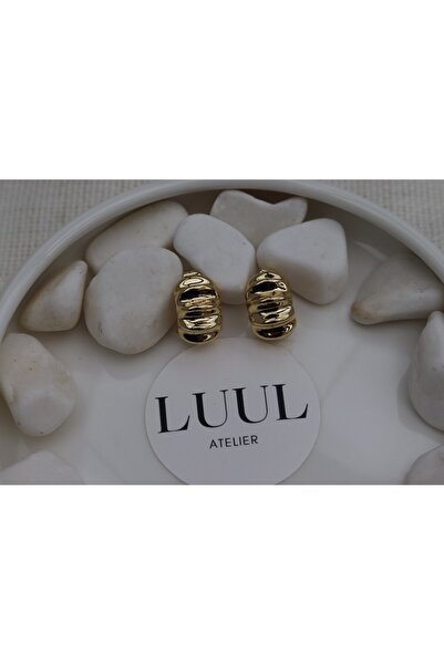 XUPING LUUL ATELIER / BOĞUMLU ÇELİK KÜPE