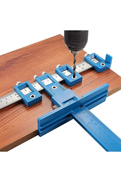 ELECDON Cabinet Hardware Jig Tool, Adjustable Punch Locator Drill Template Guide