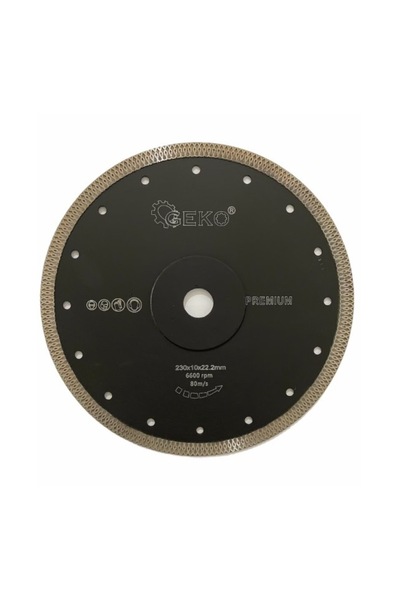 Scule Disc taiere 230 x 22.23mm pentru taiat gresie faianta piatra premium negru