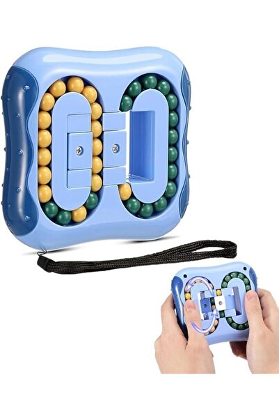 fulina Magic Cube Bean Puzzle Toy, Fidget Spinning Stress Relief Cube for Adults Kids, Home, Anxiety Relief