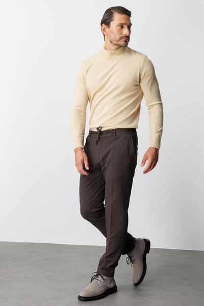 İgs ERKEK KAHVE DYNAMIC FIT STD PANTOLON