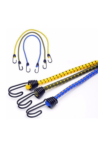 MANDU Set 12 benzi elastice cu carlig Multicolore si multifunctionale