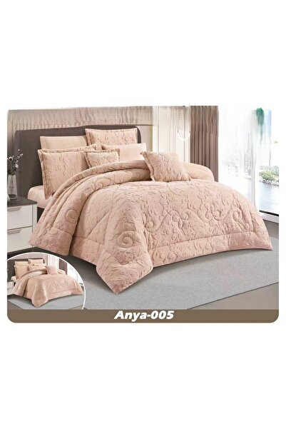 ALMIADD Anaya Winter Double Bedspread, Soft Rabbit Fur, 230x250