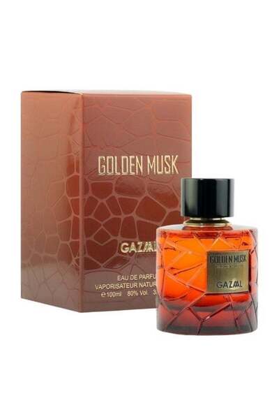 GAZAAL Golden Musk Eau de Parfum - Unisex Oriental Woody Fragrance 100ML