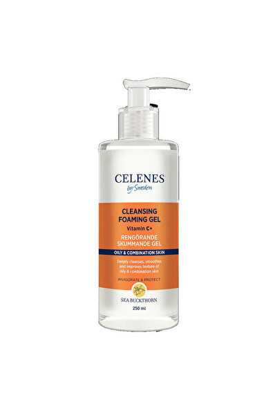 celenes by sweden Sea Buckthorn Cleansing Foaming Gel Oily & Combination 250 ml