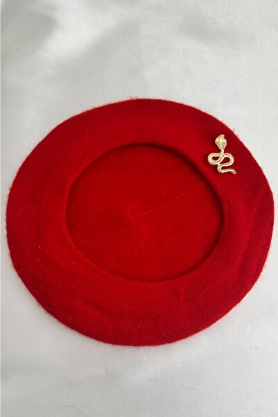 Modex Brooch Detail French Painter Felt Beret