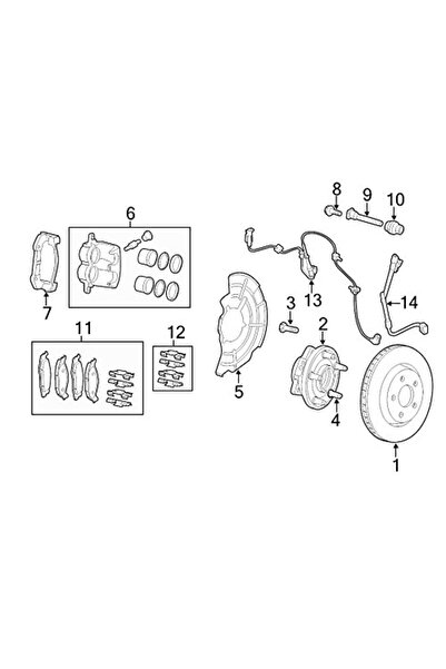 Mopar 56029447AF مستشعر سرعة عجلة ABS