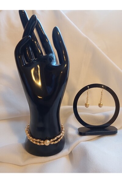 OEM Mallorca pearl jewelry set and Toho beads