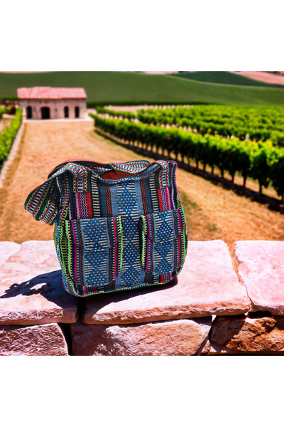 ilisio Geantă de umăr etnică Tonal