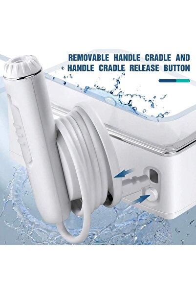 h2ofloss Water Flosser Cleaning Set - Multiple Replacement Nozzles, for Home and Travel