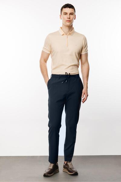 İgs Men's Navy Blue Dynamic Fit Pants