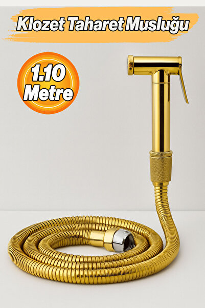 Badem10 Taharet Matik Lüks Gold Oval Tasarım Su Basınç Ayarlı Hijyenik Kullan...