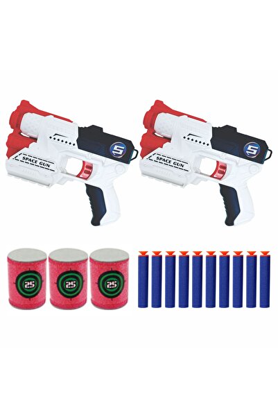 Chanak مجموعة مسدسات باور شوت ٣ في ١ للرصاص الناعم للأطفال، تحتوي على ١٠ رصاص...