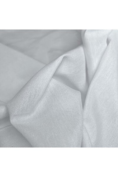 BUTİK AYVİTRİN Terry Cotton White Fabric 1 Meter