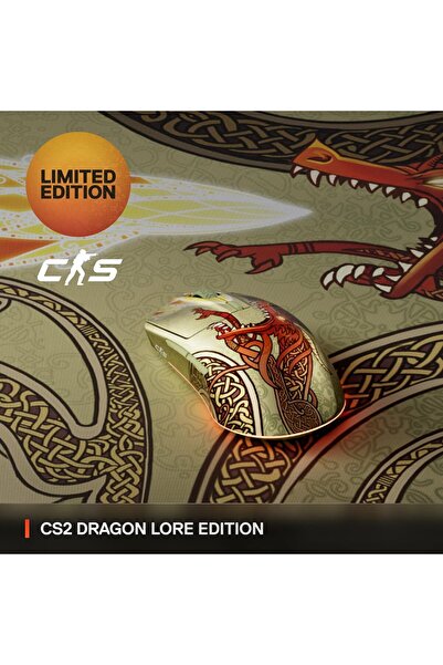 SteelSeries Rival 3 Wireless CS2 Dragon Lore Edition Gaming Mouse