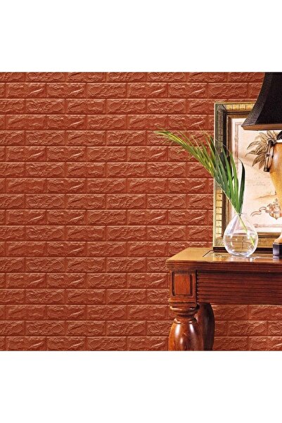 OEM Set of 10 3D Wallpaper Tiles, 35 x 38 cm, 3 mm Thickness, Polyethylene, Brick Pattern,