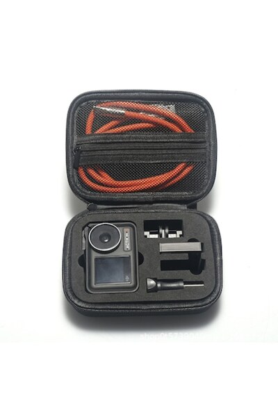 XTW Geantă de transport de protecție pentru camere DJI Osmo Action și GoPro, universală, neagră