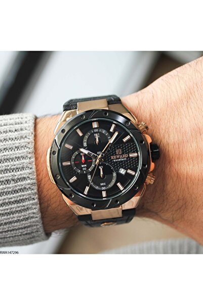 Reward ساعة يد رجالية RWA147296 بسوار جلدي