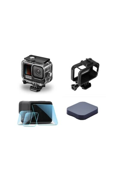 Alta Set of 4 accessories for GoPro Hero 9/10/11/12 - waterproof housing, pro...