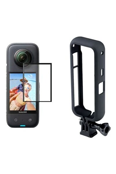WTX Cadru de protecție (sistem de montare) pentru Insta360 One X3 cu folie de...