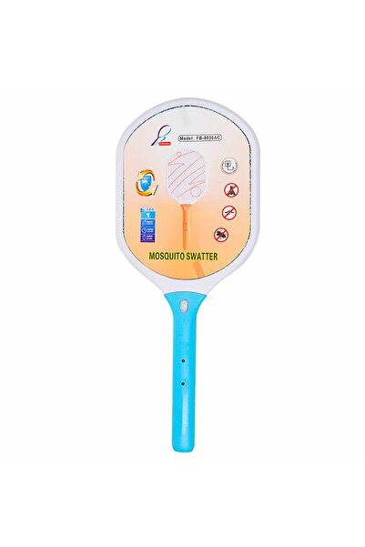 Electric Mosquito Swatter, Handheld Mosquito Killer Rechargeable Racket, FB8036AC- Blue