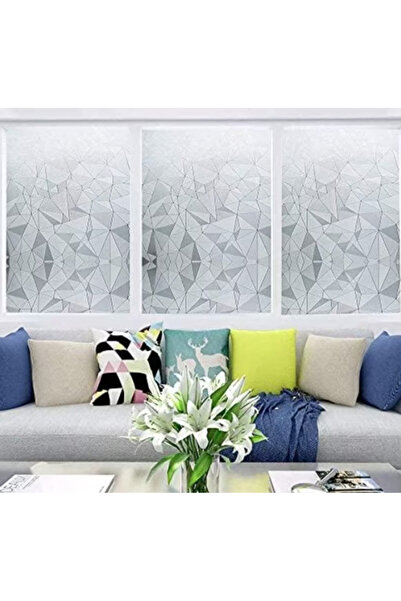 LILY Window film with geometric effects 45 cm x 300 cm