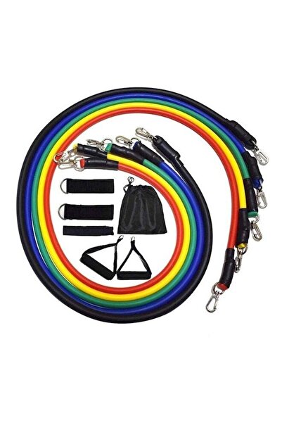 Generic 11 قطعة من أنابيب اليوغا وحبال السحب