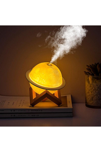 MİKİ Planet-shaped humidifier 3 types of light 200 ml