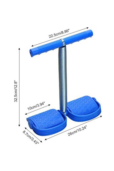 Kanteen Store Tummy Trimmer Home Fitness Abs Exerciser - Blue 32x26cm