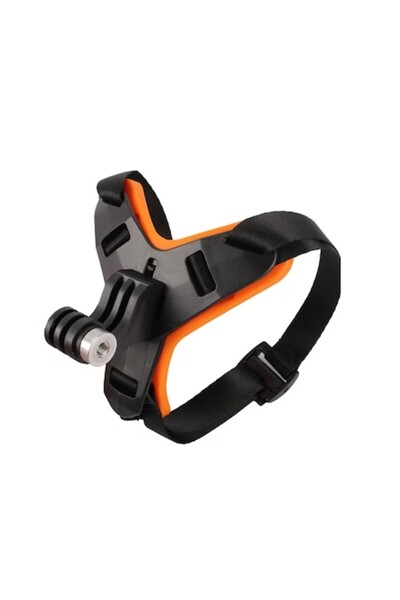XTW Barbie Helmet Mount for Full-Face Motorcycle/Bike Helmets - Orange (Universal Action Camera Mount)