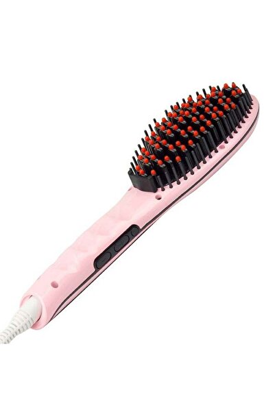 Generic Fast Hair Straitening Brush Pink/Black