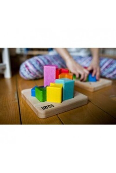 LUPO Fish-shaped Pyramid Wooden Toy